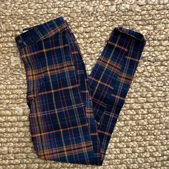 We The Free - Free People Tartan Plaid Pants | 26 - Picture 1 of 5